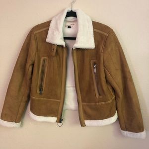Brown & white jacket
